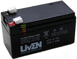Batera 12 V 1,3 Amperios Liven Battery LV1.3-12